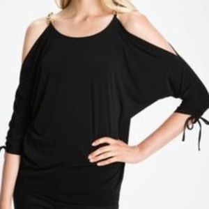 Michael Kors Chain Open Shoulder Top - Size M